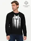 Мужской лонгслив базовый / Space Invaders (P007_P004ooo1622319, P004ooo1622319)