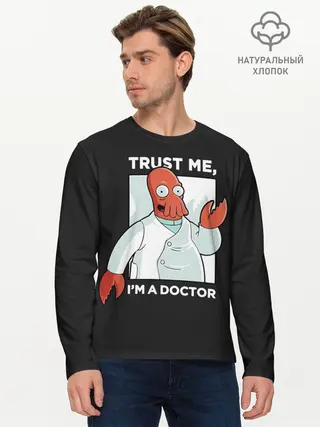 Мужской лонгслив базовый / Зойдберг