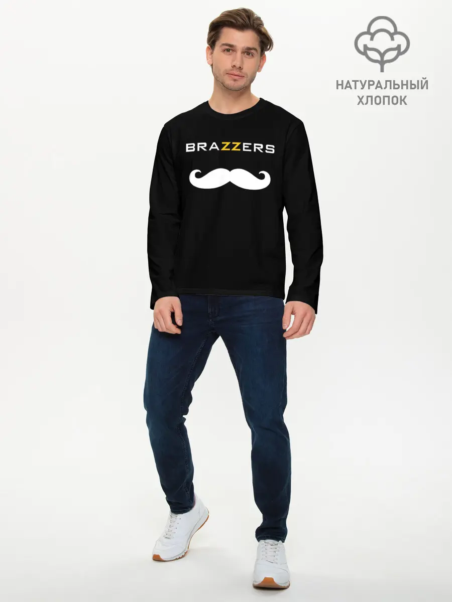 Мужской лонгслив базовый / BRAZZERS (P007_P004ooo1624687, P004ooo1624687)