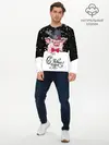 Мужской лонгслив базовый / Поросенок в цилиндре (P007_P004ooo1623993, P004ooo1623993)