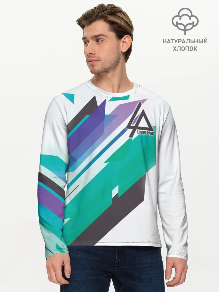 Мужской лонгслив базовый / Linkin Park (P007_P004ooo1626397, P004ooo1626397)