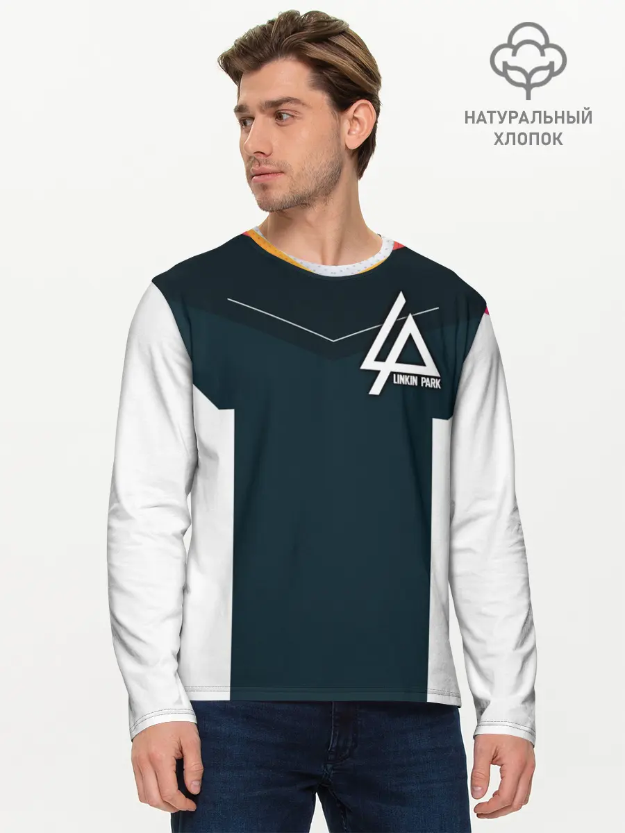Мужской лонгслив базовый / Linkin Park (P007_P004ooo1626403, P004ooo1626403)