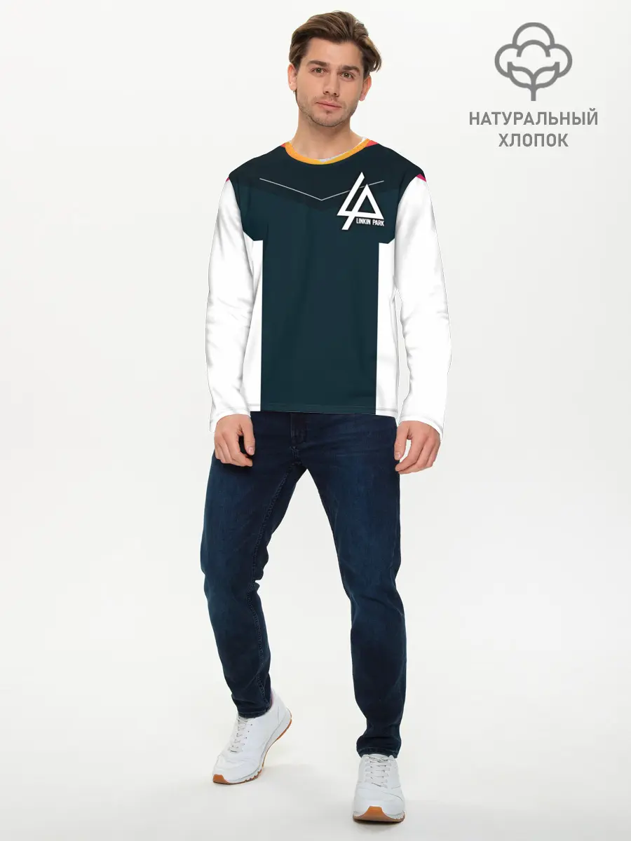Мужской лонгслив базовый / Linkin Park (P007_P004ooo1626403, P004ooo1626403)