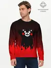 Мужской лонгслив базовый / Kumamon горит (P007_P004ooo1625487, P004ooo1625487)