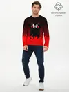 Мужской лонгслив базовый / Kumamon горит (P007_P004ooo1625487, P004ooo1625487)