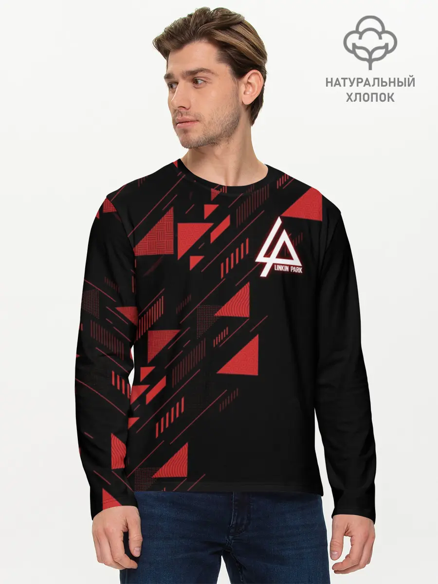 Мужской лонгслив базовый / Linkin Park (P007_P004ooo1625855, P004ooo1625855)