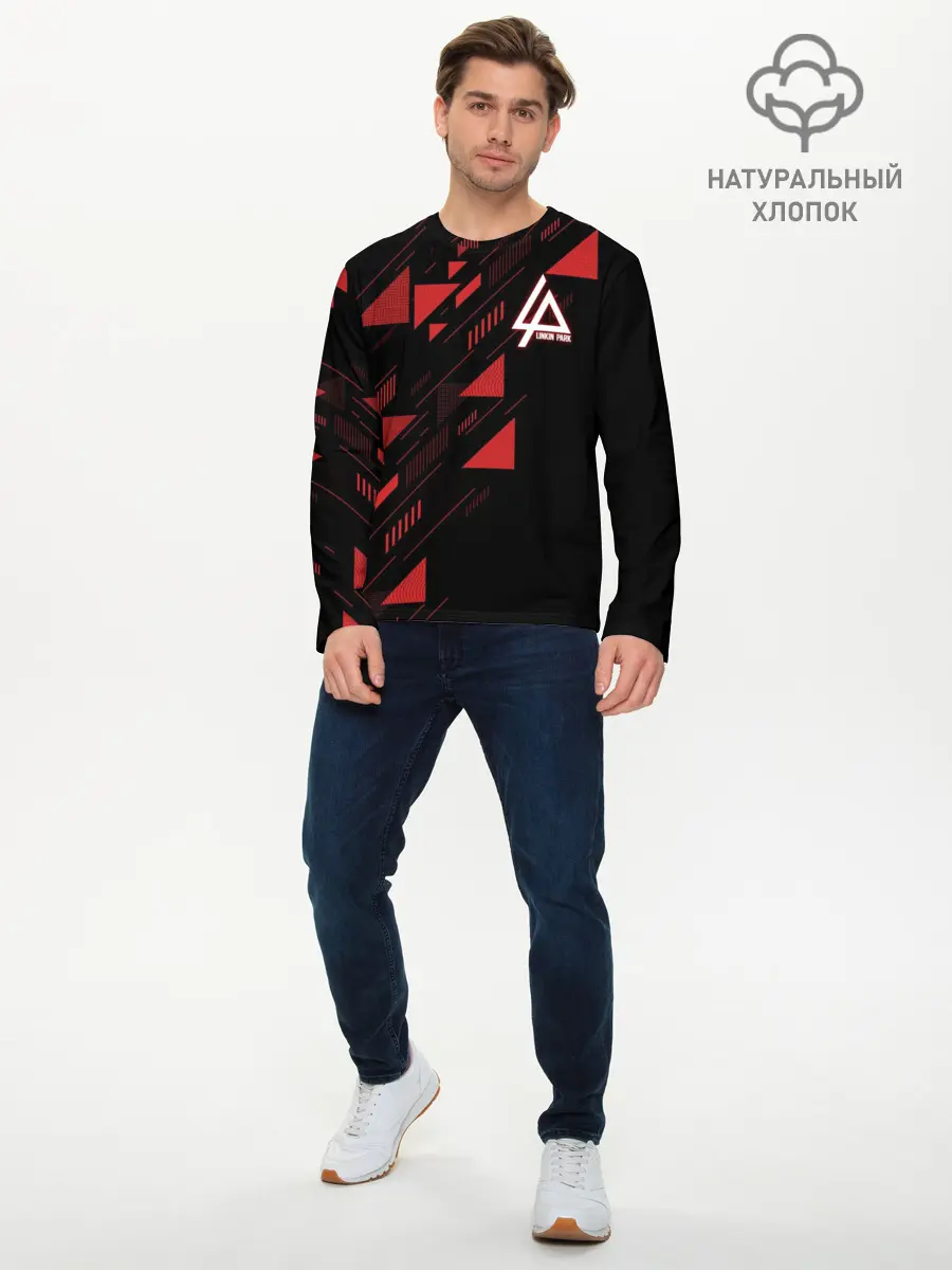 Мужской лонгслив базовый / Linkin Park (P007_P004ooo1625855, P004ooo1625855)