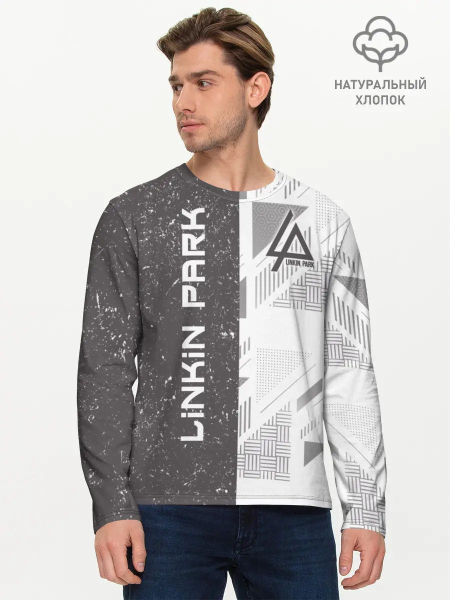 Мужской лонгслив базовый / Linkin Park (P007_P004ooo1625861, P004ooo1625861)