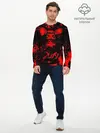 Мужской лонгслив базовый / Красный поросенок (P007_P004ooo1627705, P004ooo1627705)