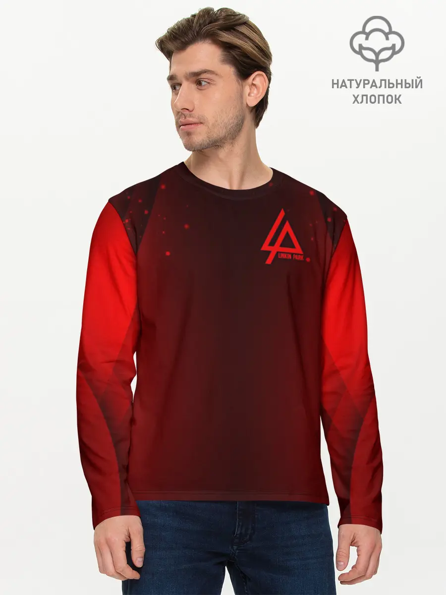 Мужской лонгслив базовый / Linkin Park (P007_P004ooo1627761, P004ooo1627761)