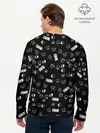 Мужской лонгслив базовый / BTS BT21 STICKERS (P007_P004ooo1627977, P004ooo1627977)
