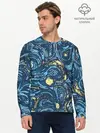 Мужской лонгслив базовый / Ван Гог. Звездная Ночь (P007_P004ooo1627979, P004ooo1627979)