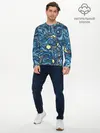 Мужской лонгслив базовый / Ван Гог. Звездная Ночь (P007_P004ooo1627979, P004ooo1627979)