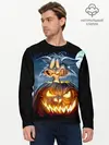 Мужской лонгслив базовый / Halloween (P007_P004ooo1628103, P004ooo1628103)