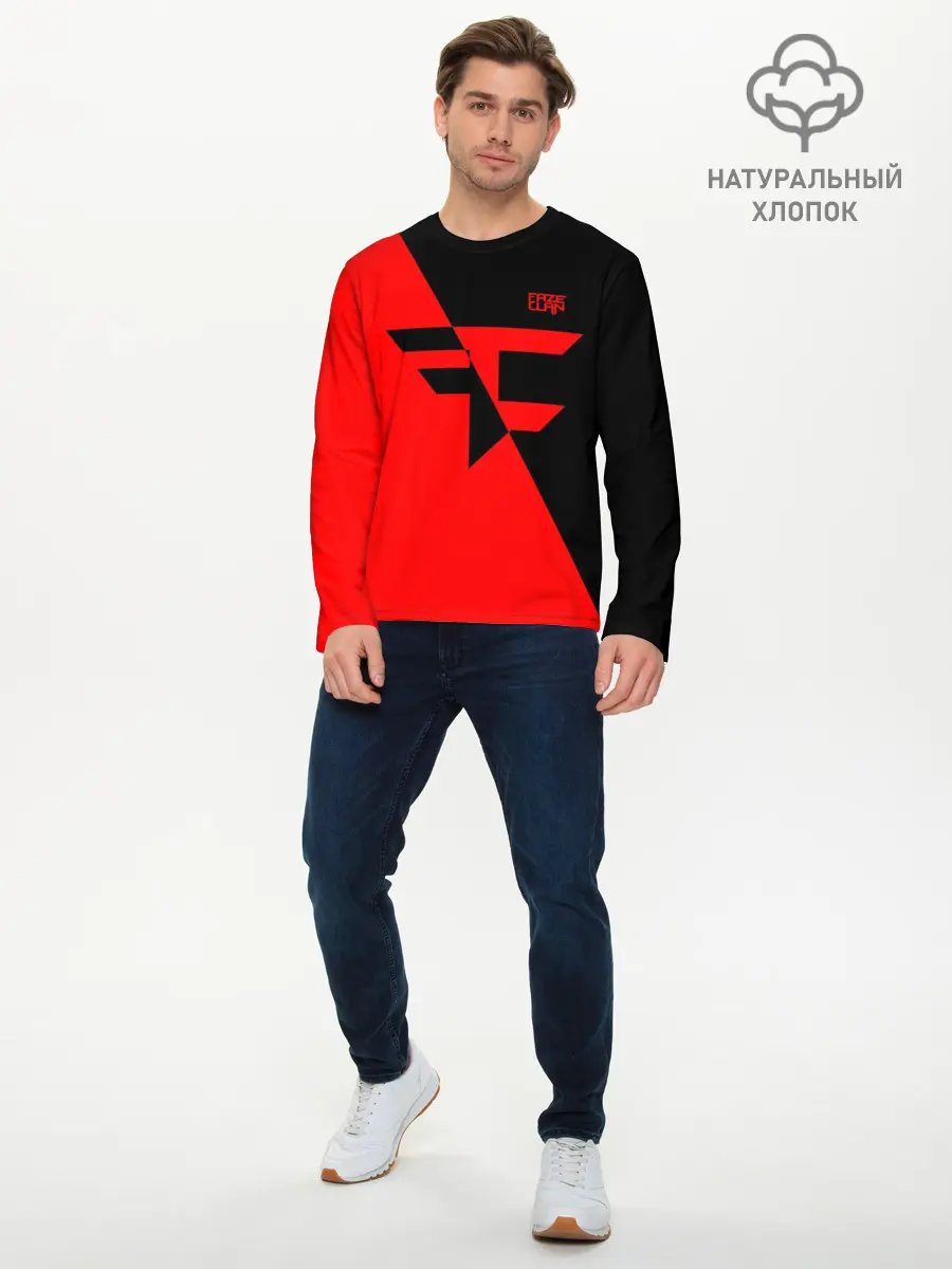 Мужской лонгслив базовый / CS GO. (P007_P004ooo1627187, P004ooo1627187)