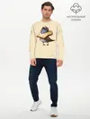 Мужской лонгслив базовый / Голубь и Хлебушек (P007_P004ooo1627267, P004ooo1627267)