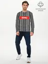 Мужской лонгслив базовый / SENPAI НА ЯПОНСКОМ (P007_P004ooo1629089, P004ooo1629089)