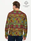 Мужской лонгслив базовый / Этнический орнамент (P007_P004ooo1629319, P004ooo1629319)