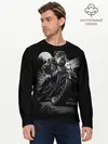 Мужской лонгслив базовый / Biker dog / Пёс-байкер (P007_P004ooo1628441, P004ooo1628441)