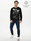 Мужской лонгслив базовый / Biker dog / Пёс-байкер (P007_P004ooo1628441, P004ooo1628441)
