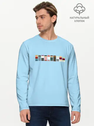 Мужской лонгслив базовый / Футурама - минимализм (P007_P004ooo1628819, P004ooo1628819)