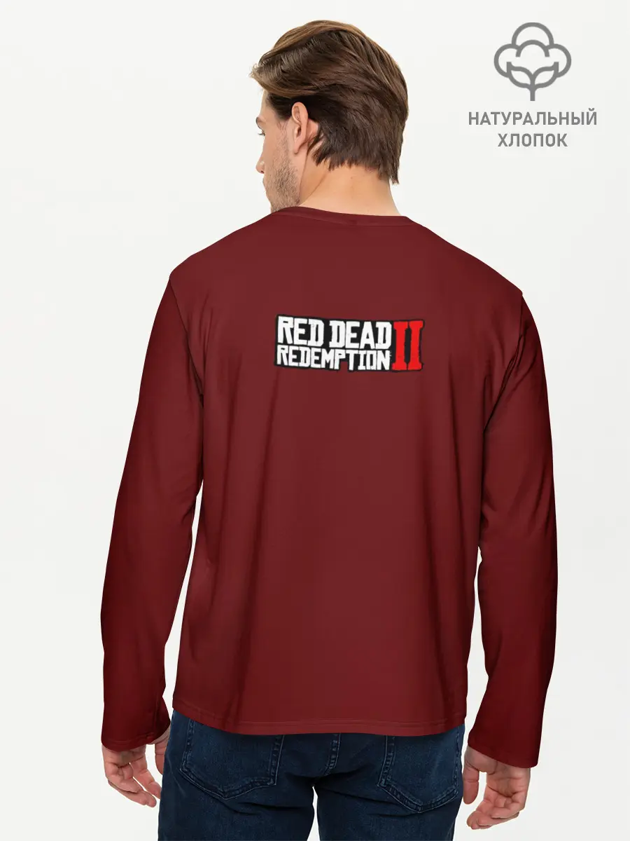 Мужской лонгслив базовый / Red Dead Redemption 2 (P007_P004ooo1630137, P004ooo1630137)