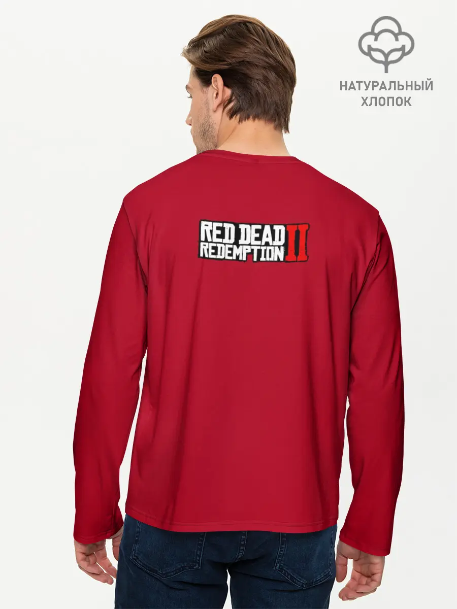 Мужской лонгслив базовый / Red Dead Redemption 2 (P007_P004ooo1630123, P004ooo1630123)