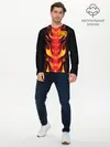 Мужской лонгслив базовый / PUBG Fire (P007_P004ooo1630033, P004ooo1630033)