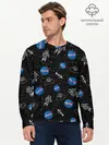 Мужской лонгслив базовый / NASA (P007_P004ooo1629845, P004ooo1629845)
