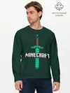 Мужской лонгслив базовый / Меч Minecraft (P007_P004ooo1631351, P004ooo1631351)