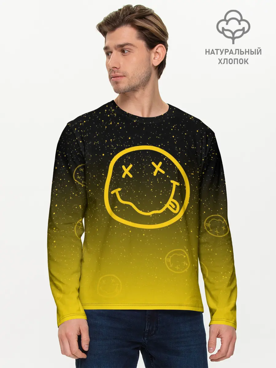 Мужской лонгслив базовый / NIRVANA SPACE (P007_P004ooo1630755, P004ooo1630755)