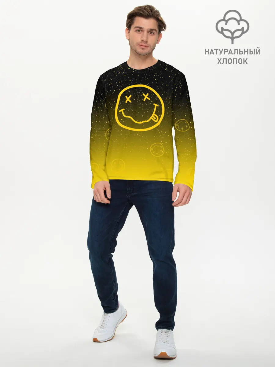 Мужской лонгслив базовый / NIRVANA SPACE (P007_P004ooo1630755, P004ooo1630755)