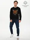 Мужской лонгслив базовый / Лиса из Листьев (P007_P004ooo1630907, P004ooo1630907)
