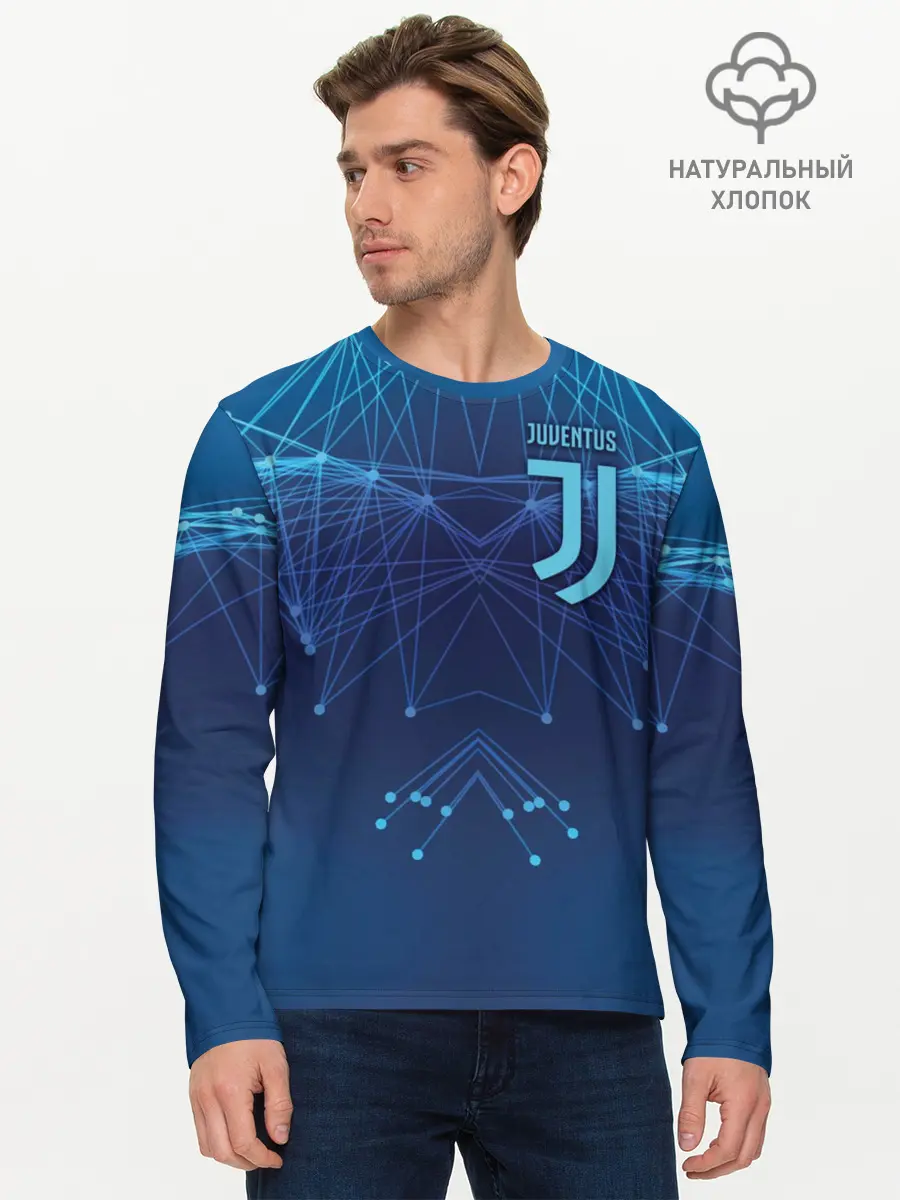 Мужской лонгслив базовый / Juventus Lifestyle (P007_P004ooo1632179, P004ooo1632179)