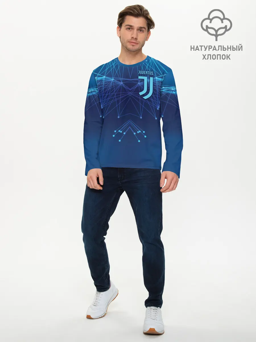 Мужской лонгслив базовый / Juventus Lifestyle (P007_P004ooo1632179, P004ooo1632179)