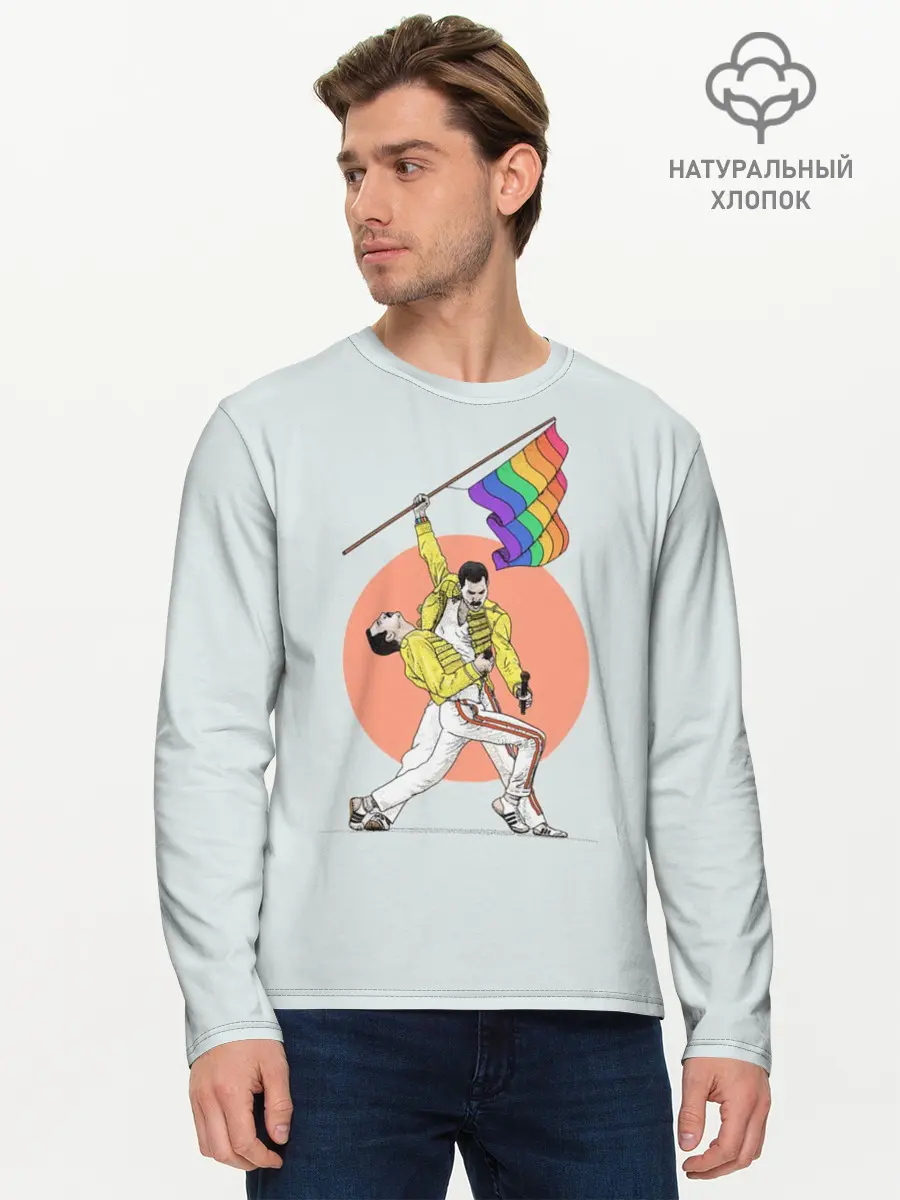 Мужской лонгслив базовый / Freddi (P007_P004ooo1632097, P004ooo1632097)