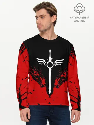Мужской лонгслив базовый / DMC SWORD (P007_P004ooo1633567, P004ooo1633567)