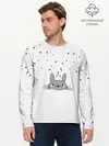 Мужской лонгслив базовый / Totoro The Rain (P007_P004ooo1635955, P004ooo1635955)