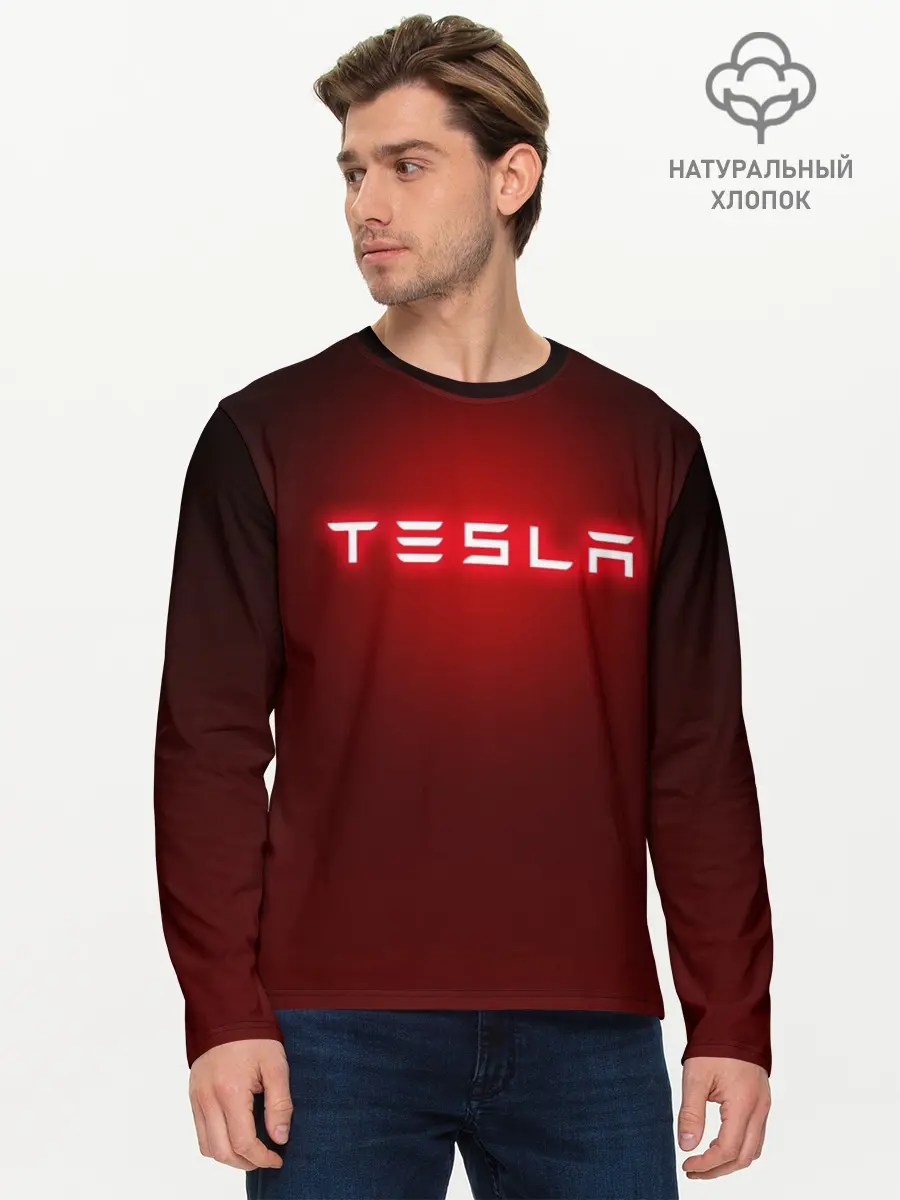 Мужской лонгслив базовый / TESLA (P007_P004ooo1636329, P004ooo1636329)