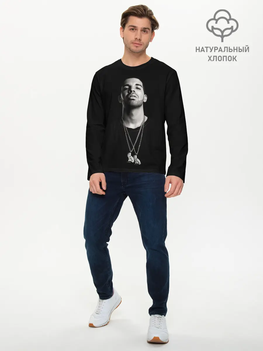 Мужской лонгслив базовый / Drake (P007_P004ooo1635325, P004ooo1635325)