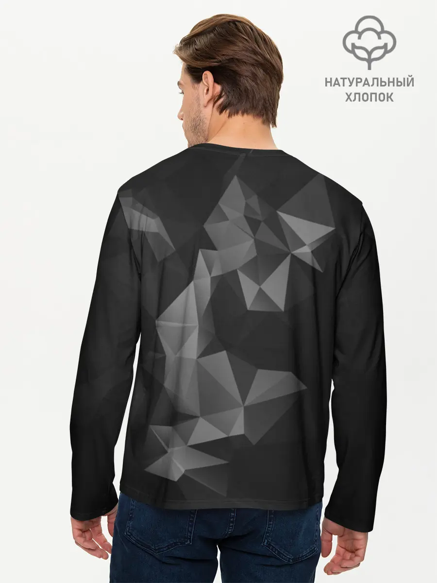Мужской лонгслив базовый / KHABIB NURMAGOMEDOV. (P007_P004ooo1635639, P004ooo1635639)