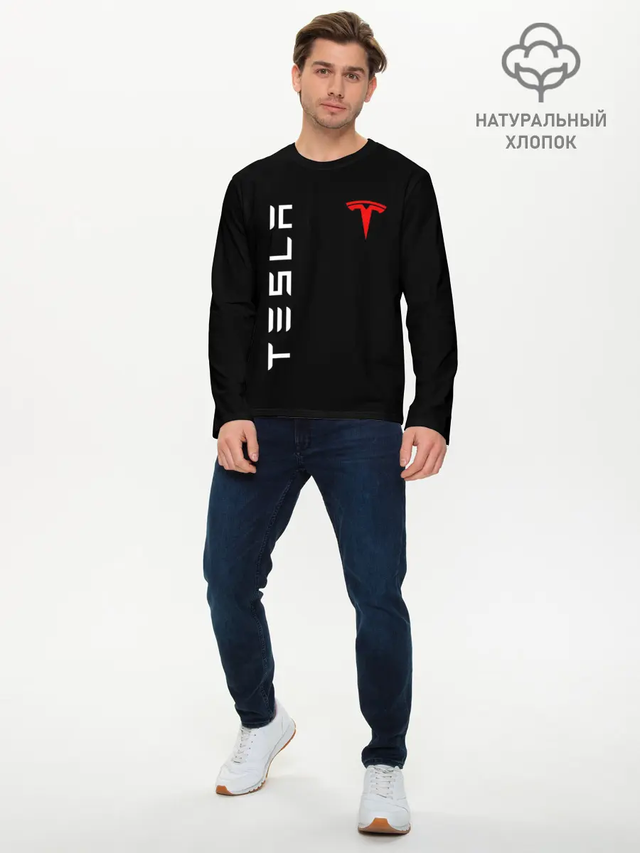 Мужской лонгслив базовый / TESLA (P007_P004ooo1635697, P004ooo1635697)