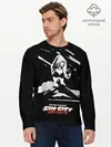Мужской лонгслив базовый / Sin City - Nancy (P007_P004ooo1638461, P004ooo1638461)