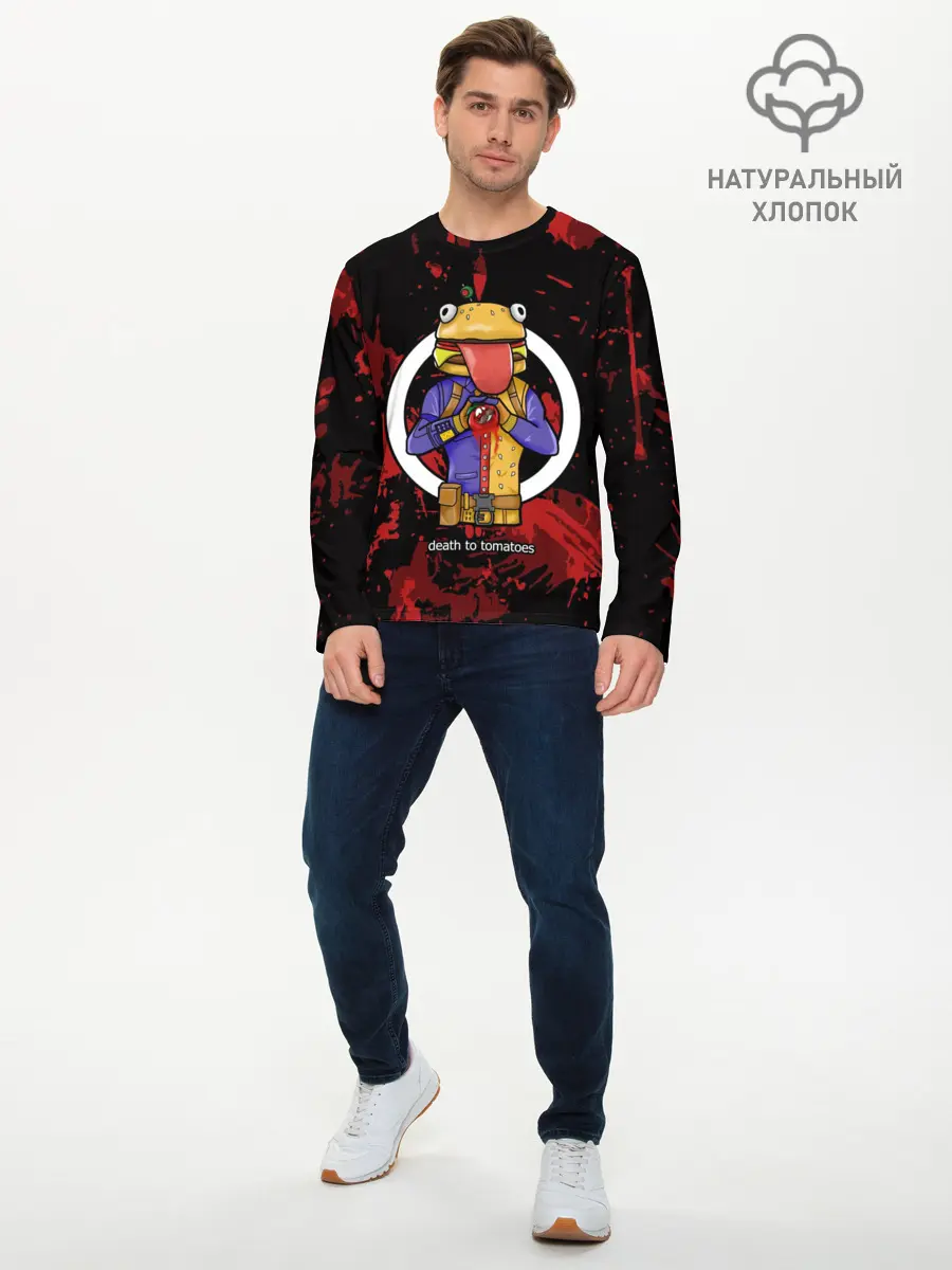 Мужской лонгслив базовый / БУРГЕРМЕН FORTNITE (P007_P004ooo1638585, P004ooo1638585)