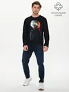 Мужской лонгслив базовый / Хабиб Нурмагомедов (P007_P004ooo1638937, P004ooo1638937)