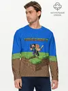 Мужской лонгслив базовый / MINECRAFT (P007_P004ooo1637443, P004ooo1637443)