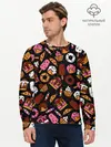 Мужской лонгслив базовый / Вкусняшки (P007_P004ooo1639953, P004ooo1639953)