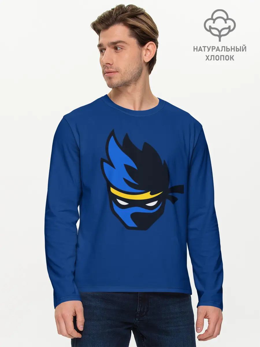 Мужской лонгслив базовый / Ninja streamer (P007_P004ooo1640513, P004ooo1640513)