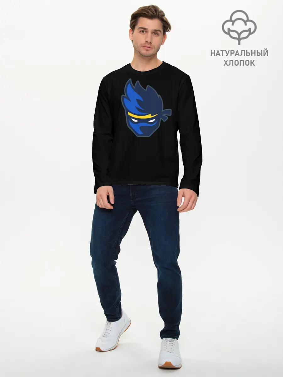 Мужской лонгслив базовый / Tyler streamer (P007_P004ooo1640523, P004ooo1640523)