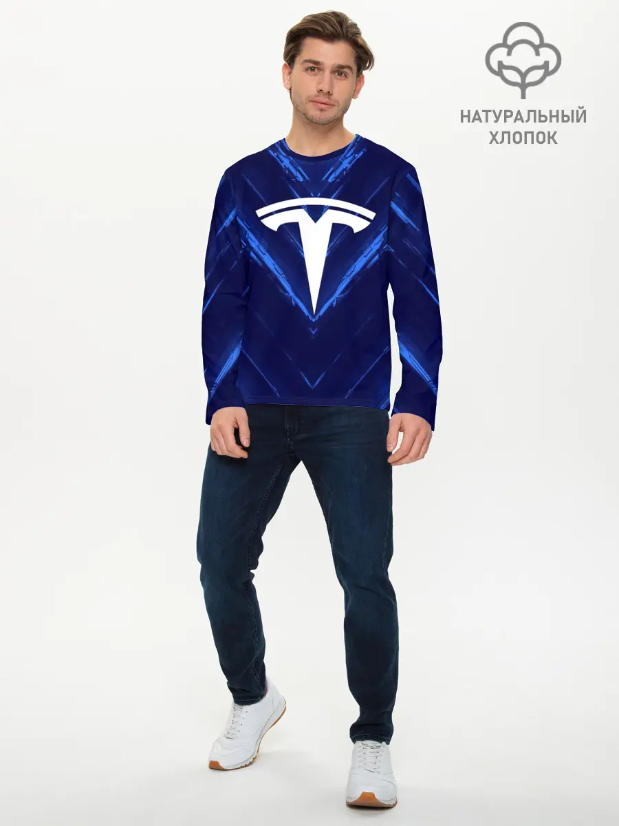 Мужской лонгслив базовый / TESLA (P007_P004ooo1641761, P004ooo1641761)